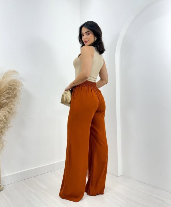 Calça Pantalona Marrom - Imagem 3