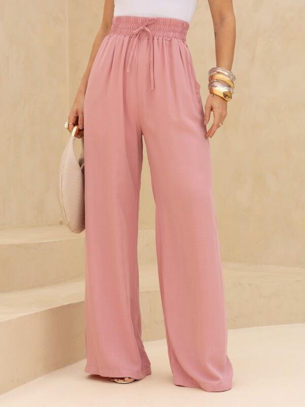 Calça Pantalona Rosa - Imagem 4
