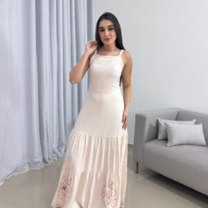 Vestido Longo Off White