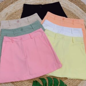 Short saia Alfaiataria Candy Colors