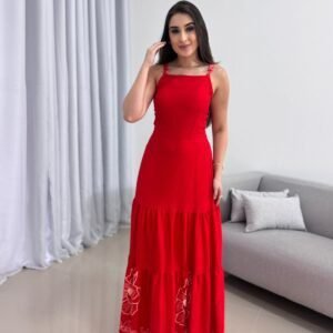 Vestido Longo Vermelho